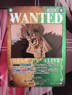 ユースタス・キッド SR 手配書　OP01-051