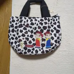 ペコちゃん ヒョウ柄トートバッグのサムネイル