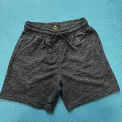H&M　ショーパン　ショートパンツ　ネイビー　紺色　スウェット