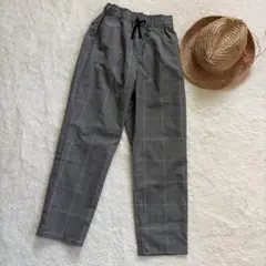 GLOBAL WORK チェック柄 ロングパンツ 140cmのサムネイル
