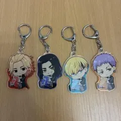 値下！東京リベンジャーズ アクリルキーホルダー 4個セット キーホルダー グッズ