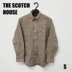 〇0310P〇 THE SCOTCH HOUSE 長袖シャツ 男性