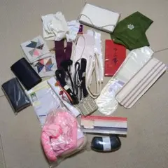 ス*ん様 3571 和装小物まとめ売り30点ほどセット！リメイク用など☆