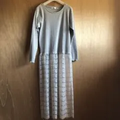 niko and ... グレー レーススカート ワンピース サイズ4