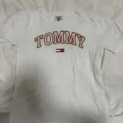 TOMMY JEANS ロゴ刺繍 Tシャツ ホワイト Sサイズのサムネイル