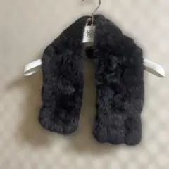 アーバンリサーチダークグレー レッキスファー マフラー スカーフタイプ