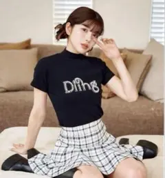 DarichグラフィックパールTシャツ　ブラックのサムネイル