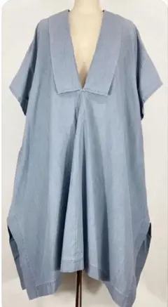 LIMI feu ショールカラー デニム ワンピース　 美品です！のサムネイル