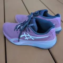 asics GEL-RESOLUTION X 23.5 ウベ×ホワイト