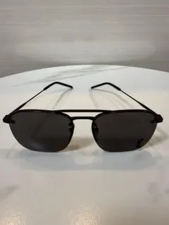 SAINT LAURENT YSLロゴ リムレス サングラス ブラック 正規品のサムネイル