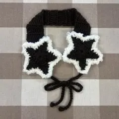 星のイヤーマフ レディース 耳あて y2k ブラウン