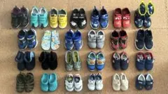 【洗濯済/12500円】子供靴 25足 大量まとめ売！ベビー＆キッズ 12-18