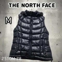 ☆人気　ノースフェイス　ダウンベスト　ブラック　600フィル　レディース　M
