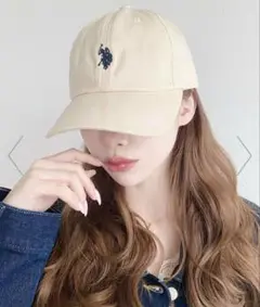 U.S.POLO ASSN. ワンポイントロゴ刺繍キャップのサムネイル