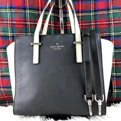 極美品✨ケイトスペード ショルダーバッグ 2wayサフィアーノレザー ツートン