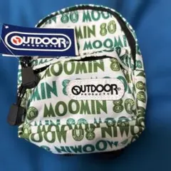 MOOMIN OUTDOOR＊カラビナ付き＊ミニリュック型　ポーチのサムネイル