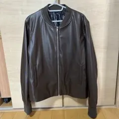 レディースフェイクレザーウォームジャケット