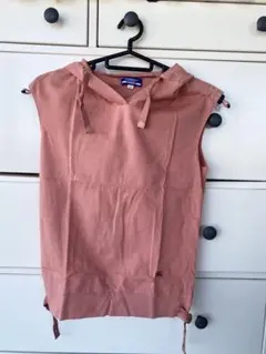 バーバリーブルーレーベル フード付ノースリーブ 38