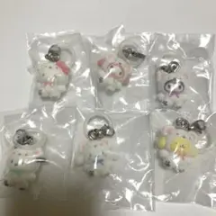 サンリオ ふわふわスノー めじるしアクセサリー コンプリートセット 全6種