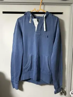Polo by Ralph Lauren フード付きパーカー Sサイズ 青
