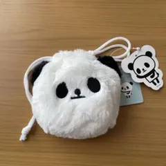パンダ顔面型 巾着