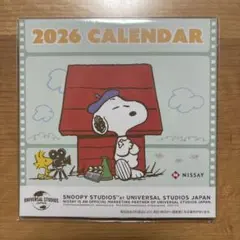 スヌーピー　2026年　カレンダー　ニッセイ　日本生命