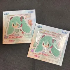 ゼガラッキーくじ ふわぷち 初音ミク ふわもこステッカー
