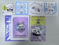 ちいかわラーメン 豚 クリアカード モモンガ