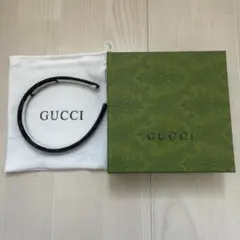 GUCCI グッチ　ぐっち　カチューシャ　デニムのサムネイル