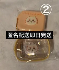 ちいかわぷっくりクリアミニポーチ　ミニシリコンポーチ　シーサー　②