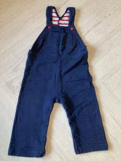 プチバトーネイビー コットン オーバーオール 18m/81cm