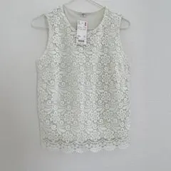 ユニクロ レースノースリーブT