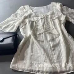 ◇903【純白】チュニック カットソー　ストロベリーフィールズのサムネイル
