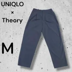 UNIQLO × Theory コラボ 感動タック イージーパンツ 黒 M