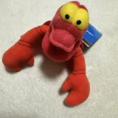 ディズニー リトルマーメイド　セバスチャン ぬいぐるみ ストラップ キーチェーン