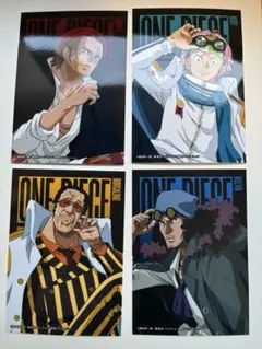 ジャンプフェスタ　生ブロマイドB シャンクス、コビー、ボルサリーノ、クザン