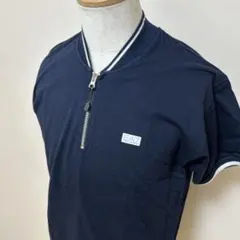 ⭐️美品　EA7 EMPORIO ARMANI ポロシャツ ネイビー　サイズＭ⭐️のサムネイル