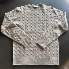 【美品✨】LACOSTE ケーブルニット セーター ベージュ XSのサムネイル