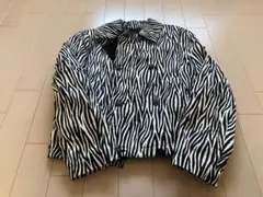 希少　GIANNI VERSACE ゼブラ柄ジャケット　メデューサボタンのサムネイル
