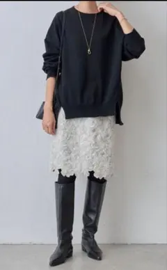 専用です] ビアズリー レース裾付きチュールレイヤーパンツ - メルカリ