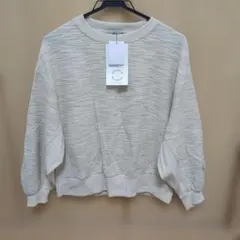 ミル♪様専用アイボリー ボリュームスリーブ トレーナー