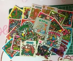 し*ぬ様 旧ビックリマンシール　ヘッド３種 おまけ付き