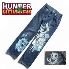 希少✨LeeリーカスタムデニムHUNTER×HUNTER ペイント デニム