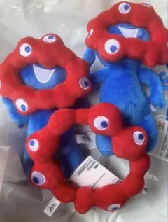 大阪・関西万博 EXPO ミャクミャク カバンに付けられるぬいぐるみ 3種セット