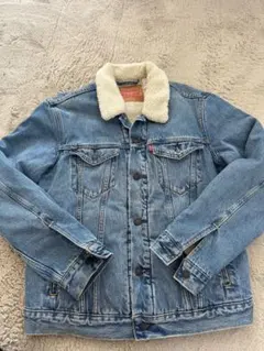 Levi's シェルパ襟付きデニムジャケット Mサイズ　ボアジャケット