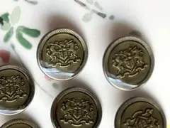 レトロ　ヴィンテージ　高級ボタン10個セット
