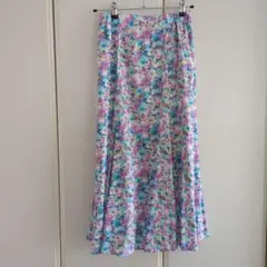 ジーユー GU 蜷川実花 フラワープリントマーメイドスカート　M