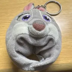 うさぎ ぬいぐるみ キーホルダー グレー