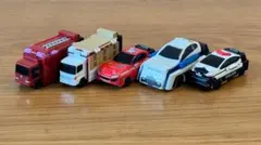 バンダイ VOOV ブーブ 5台セット ミニカー 5台セット 消防車 パトカー