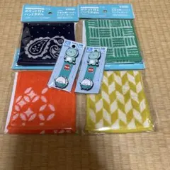 ☆KIRINオリジナルタオル(全4種)4点＆ラムネケーブルホルダー2点☆セール